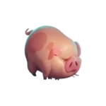 สัญลักษณ์ ลูกหมู Farm Invaders